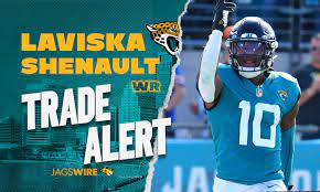Les Jaguars de Jacksonville échangent WR Laviska Shenault aux Panthers de la Caroline